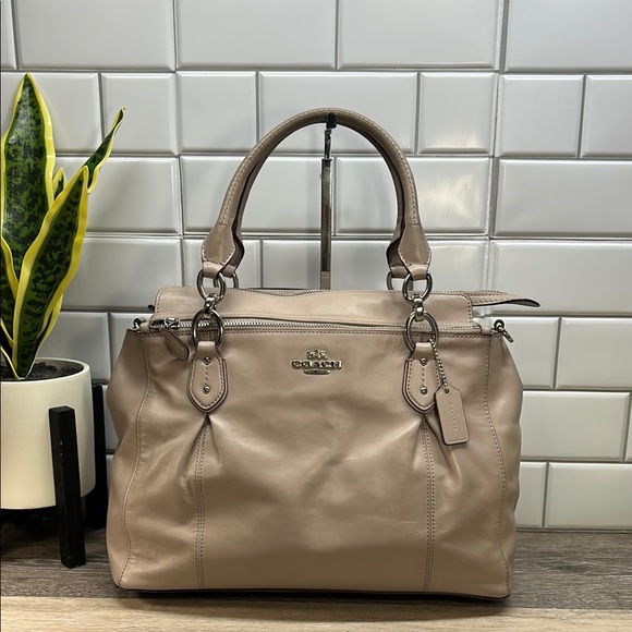 Coach Handbags - Coach Tan Shoulder Bag